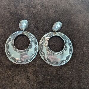 Rocki Gorman Sterling Hoop Earrings